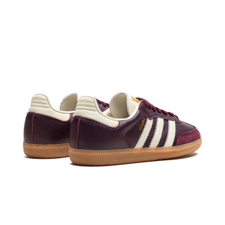 Adidas Samba OG Maroon Gold Metallic