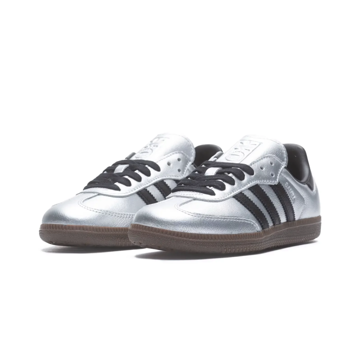 Adidas Samba OG W "Silver Metallic Core Black"