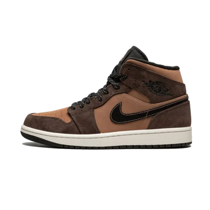 Air Jordan 1 Mid Earthy Brown